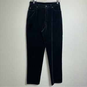 Company Women's Velvet Pants Black Size 8  No inside Seam on‎ Legs
